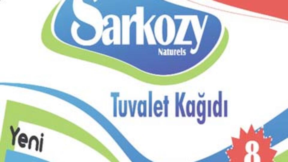 Sarkozy tuvalet kâğıdı oldu