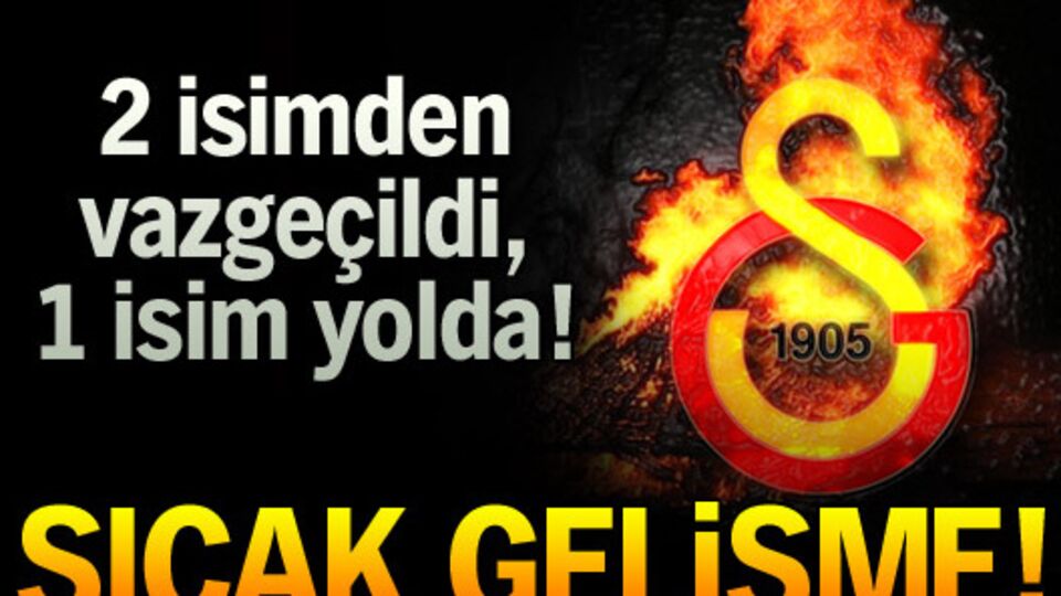 Galatasaray'da transfer gelişmesi!