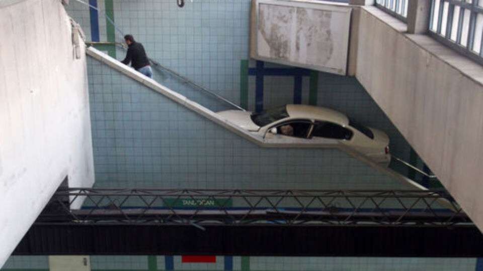 Ankara metrosunda akıl almaz görüntü! GALERİ