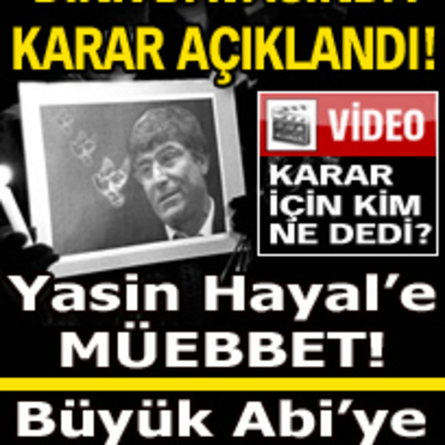 Dink davasında karar açıklandı! VİDEO