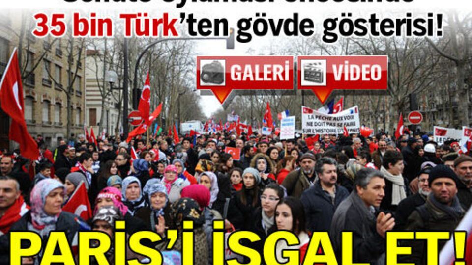 Paris'i işgal et!
