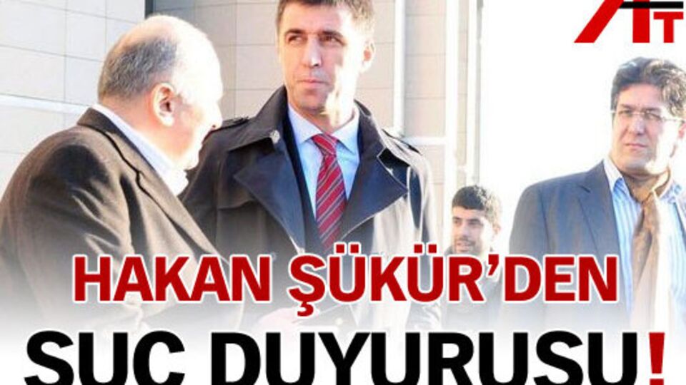 Hakan Şükür'den suç duyurusu!