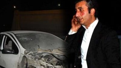 Alkollü kaza yaptı ağlayarak anlattı