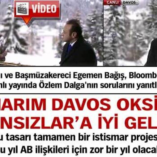 "Umarım Davos oksijeni Fransızlar'a iyi gelir!"