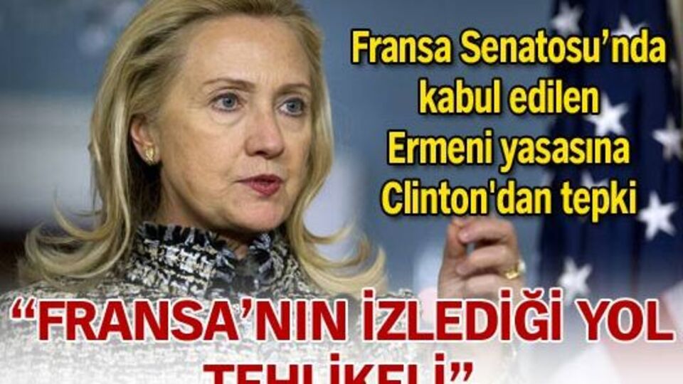 "Fransa'nın izlediği yol tehlikeli"