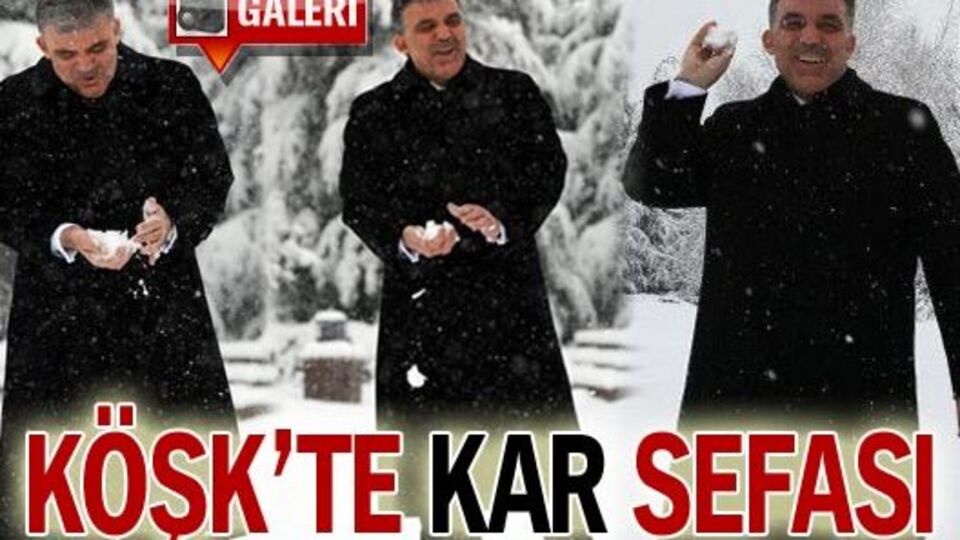 Köşk'te kar sefası! GALERİ