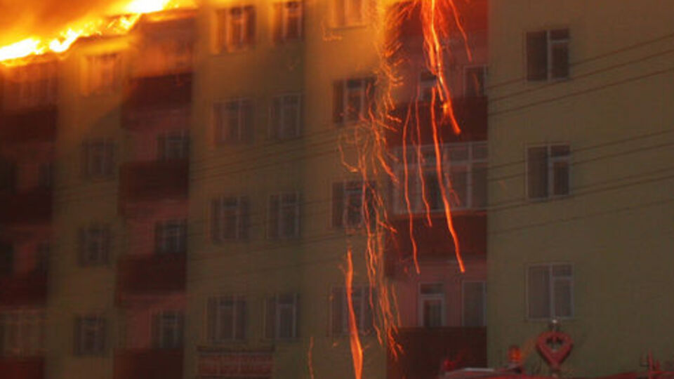 Korkutan yangın!