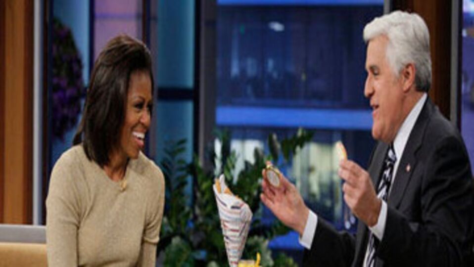 Obama, Leno'ya 43 yıl sonra sebze yedirdi VİDEO