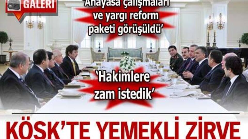 Köşk'te yemekli zirve