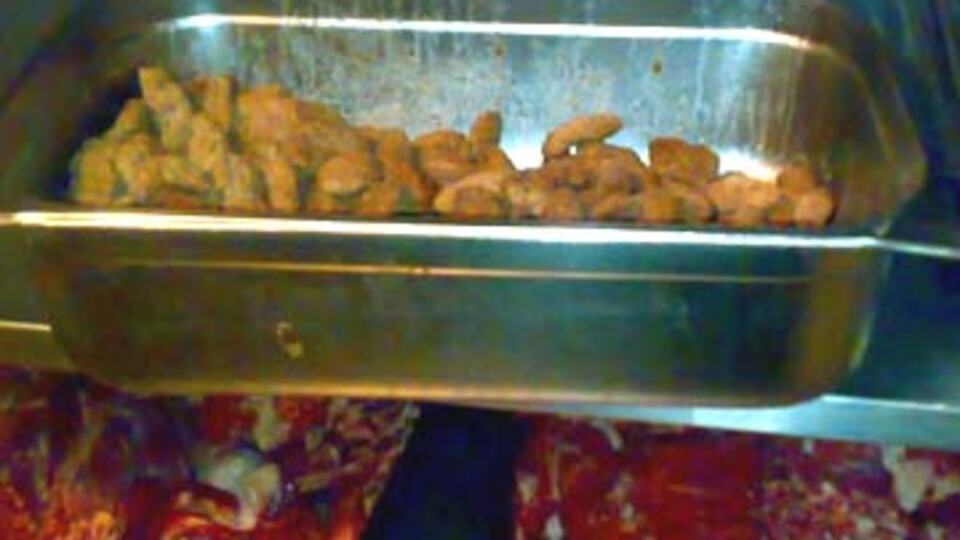 Hastane yemeğine suçüstü!