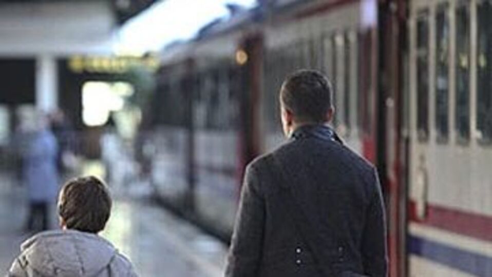Tren ve garlar doğal film platosu oldu
