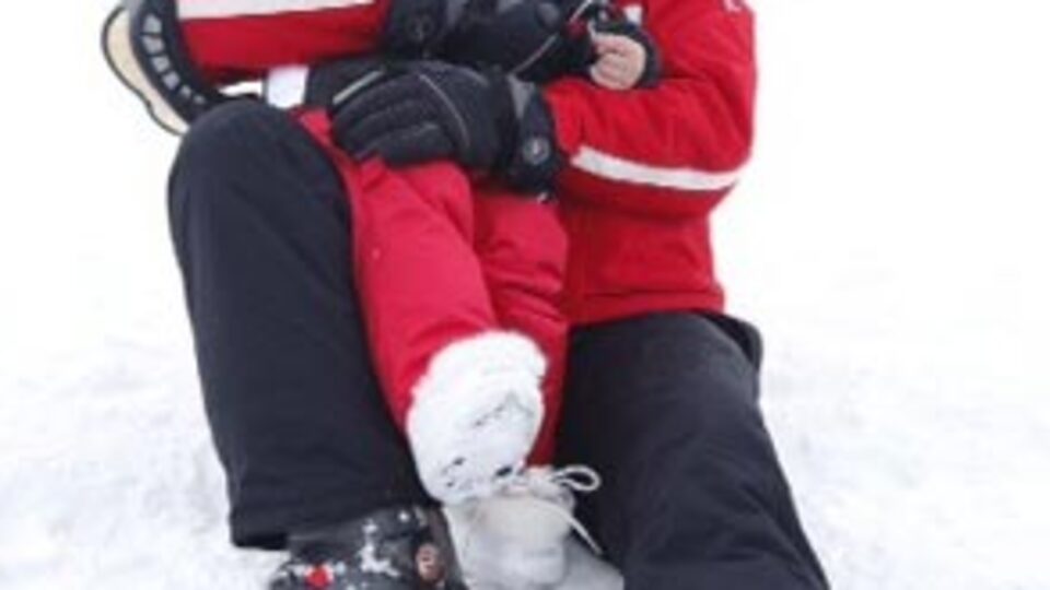 Baba-kız tatildeler