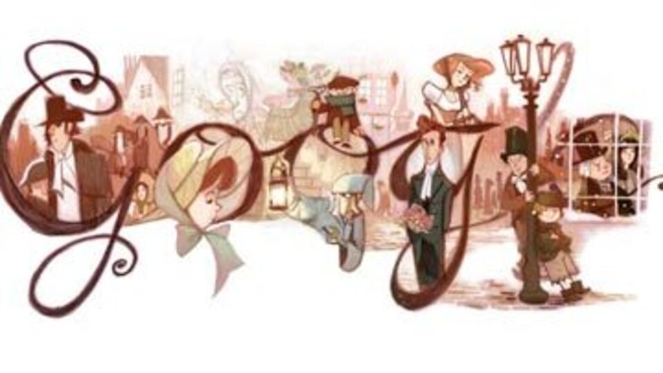 Google, Charles Dickens'ın doğum gününü kutladı