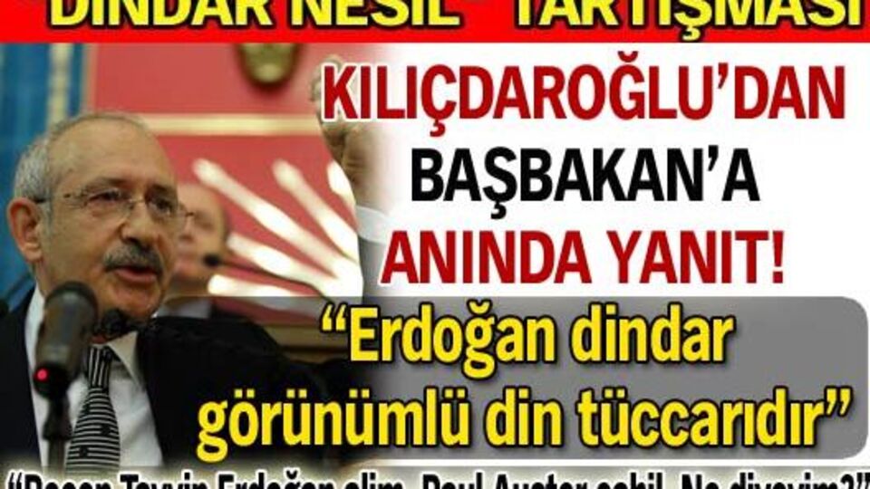 Kılıçdaroğlu'dan Başbakan'a anında yanıt