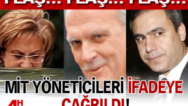 Özel Yetkili Savcılıktan MİT yöneticilerine ifade çağrısı