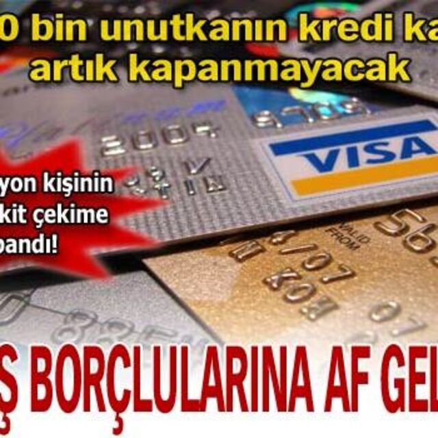 Kuruş borçlularına af geliyor!