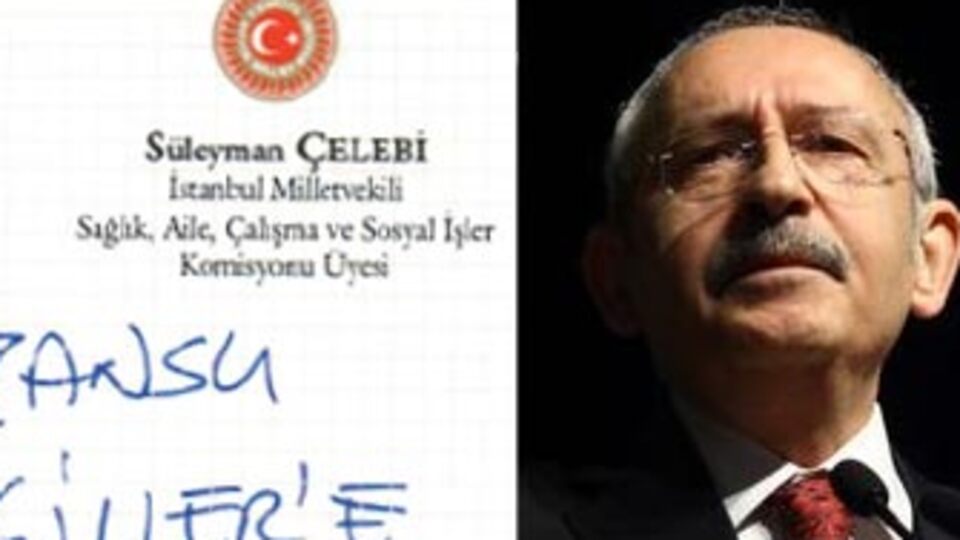 Çiller gafına yol açan not