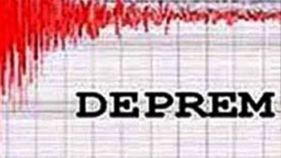 Ege Denizi'nde deprem!