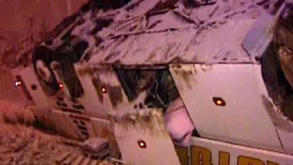 Ankara'da otobüs kazası: 1 ölü, 34 yaralı -VİDEO