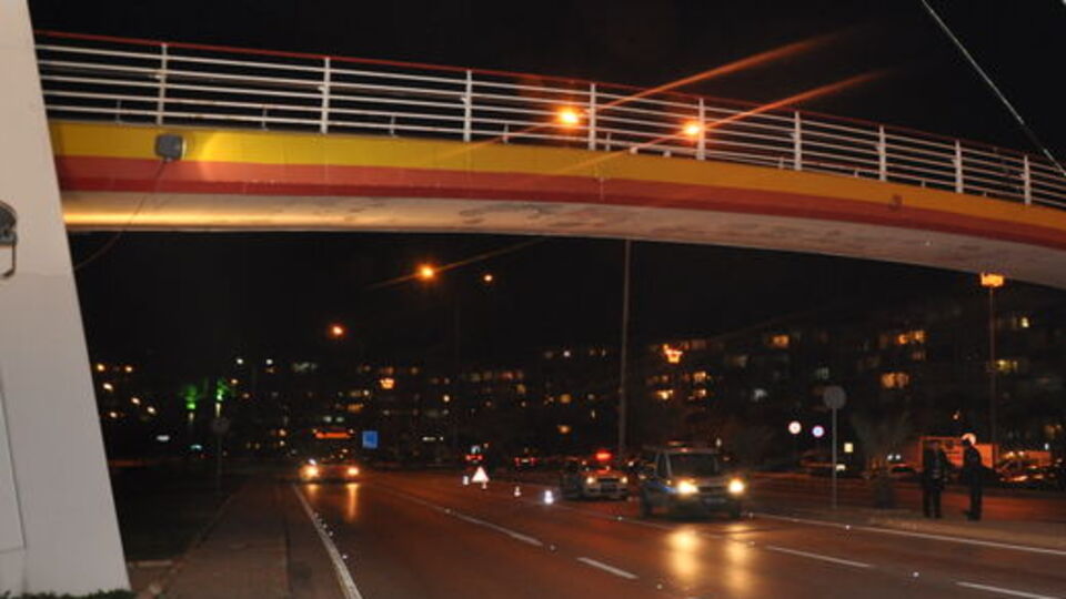 Köprüde intihar girişimi!