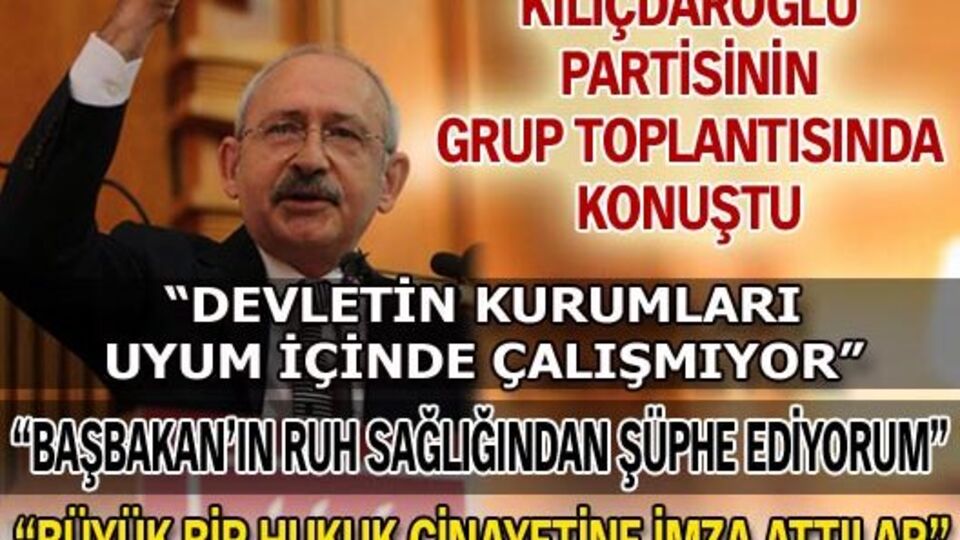 "Devletin kurumları uyum içinde çalışmıyor"