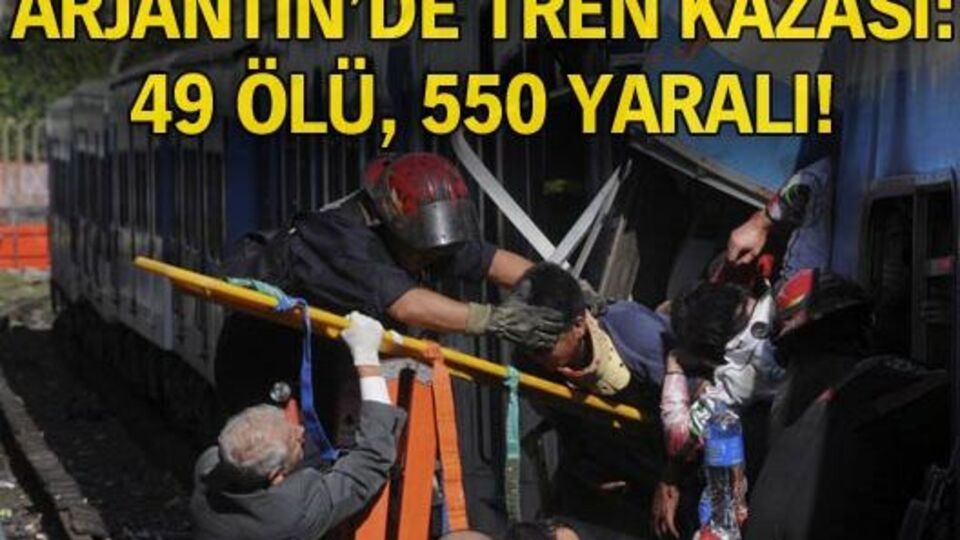 Arjantin'de tren kazası: 49 ölü