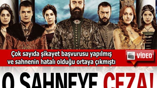 O sahneye ceza! VİDEO