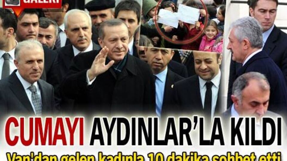 Başbakan cumayı Aydınlar'la kıldı!