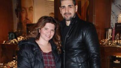 Karnı burnunda alışverişe çıktı!