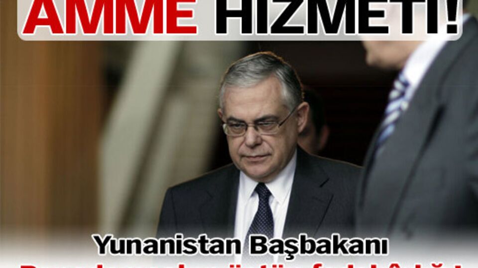 Amme hizmeti!