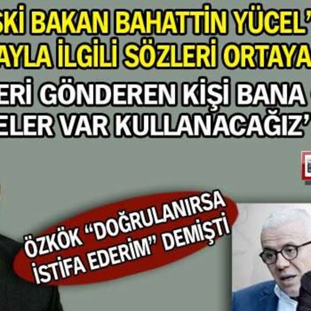 Bahattin Yücel "şantaj" iddiası için ne dedi?