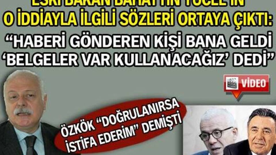 Bahattin Yücel "şantaj" iddiası için ne dedi?