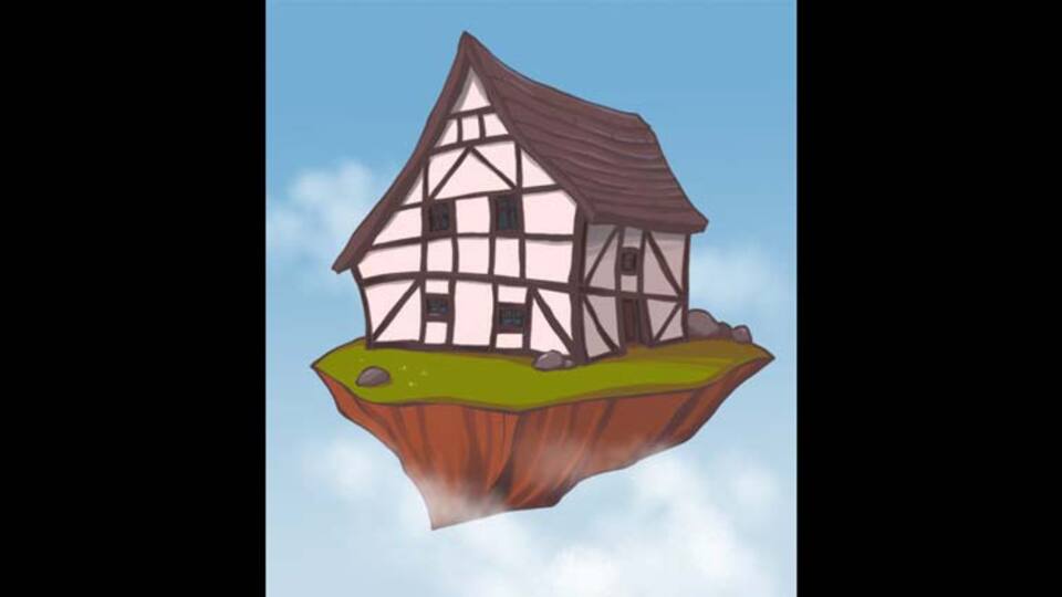 Depreme karşı havada duran ev!