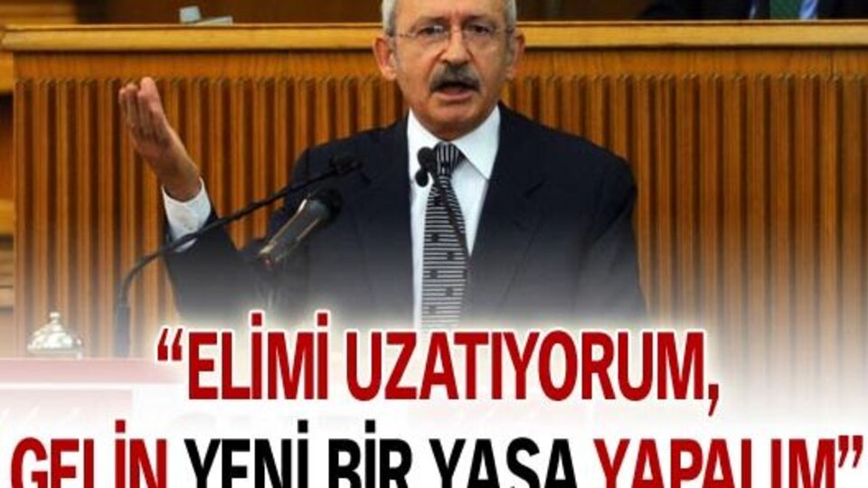 "Gelin yeni bir yasa yapalım"