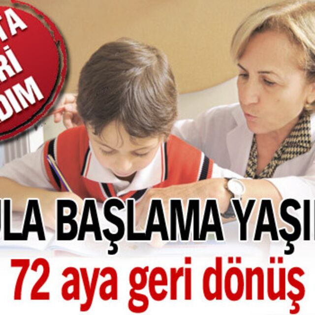 5 yaştan geri adım!