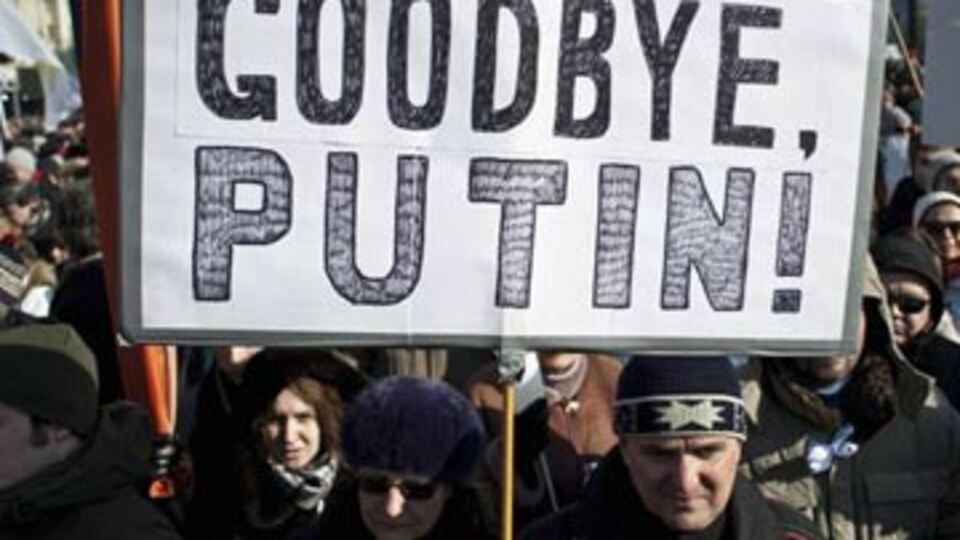 Putin karşıtları yine sokakta