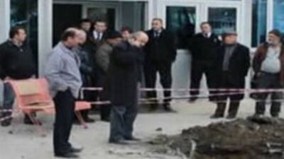 Hastane bahçesinde şok! VİDEO/GALERİ