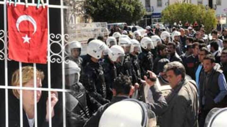 Gerginlik Bodrum'da başladı