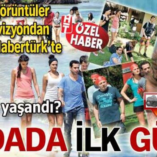 Survivor adasında ilk gün GALERİ
