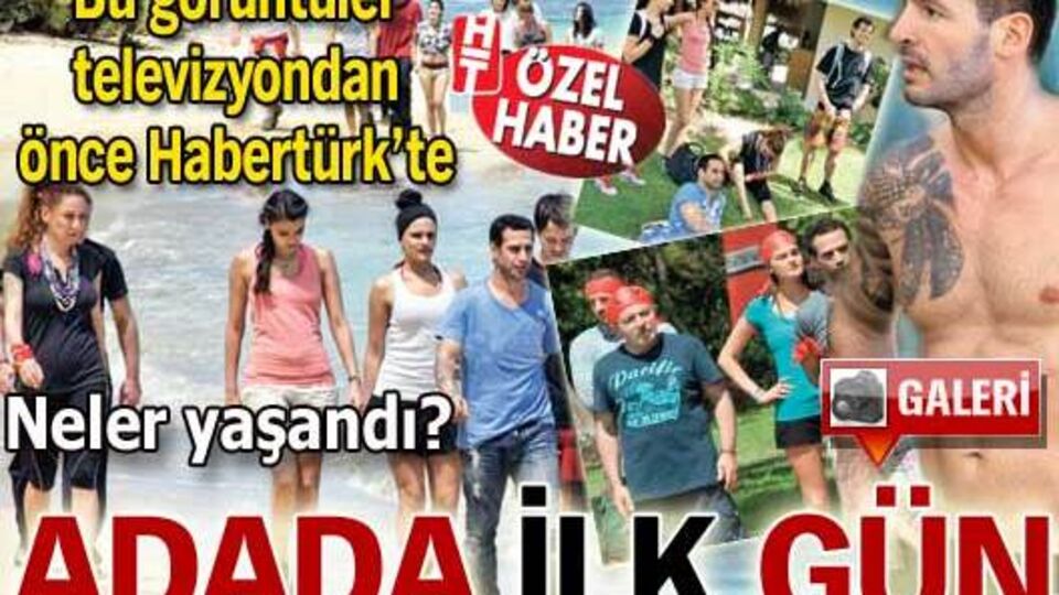 Survivor adasında ilk gün GALERİ
