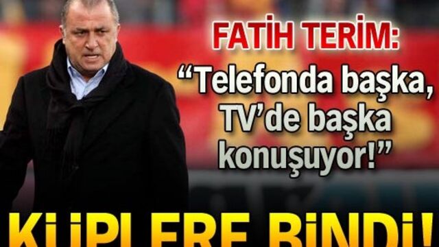 Terim'den çok sert tepki!