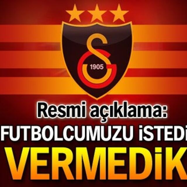 "İki futbolcumuzu istediler, vermedik"