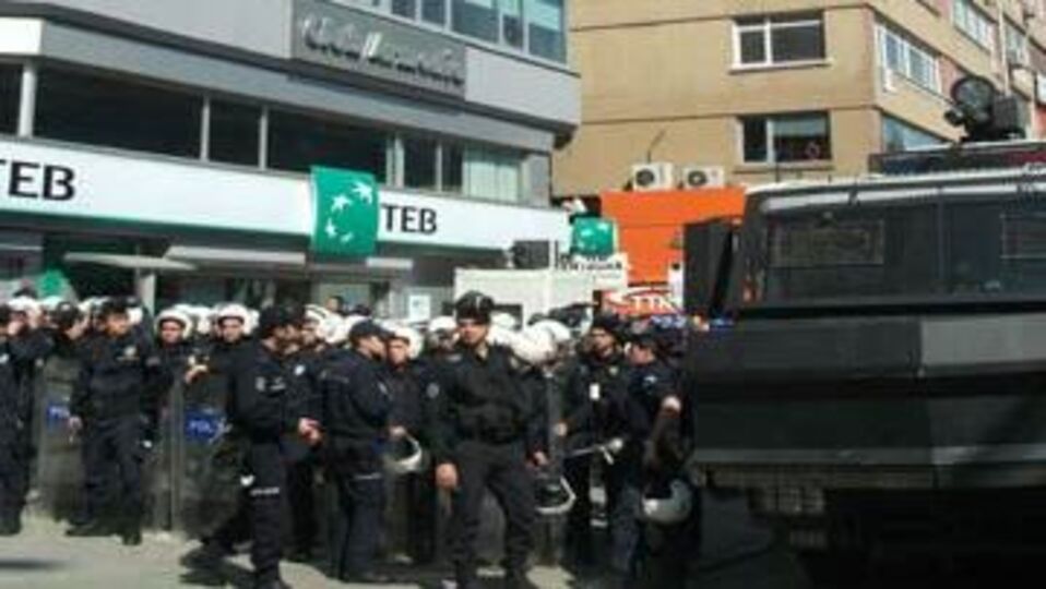 Şişli'de 4+4+4 protestosu