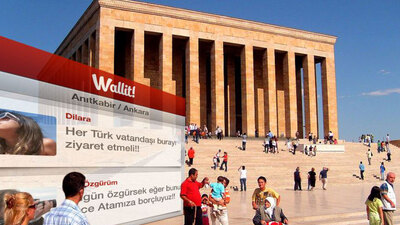 Anıtkabir'de sanal duvar - GALERİ