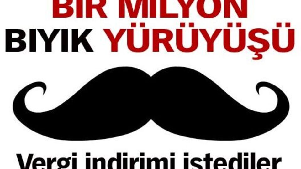 Bir milyon bıyık yürüyüşü