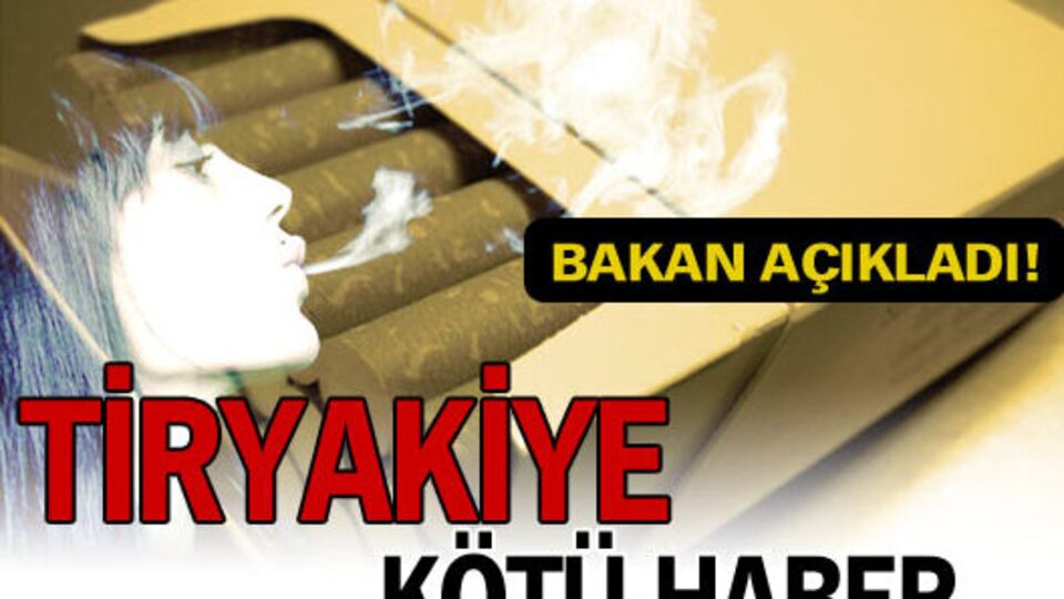Tiryakiye bir kötü haber daha!