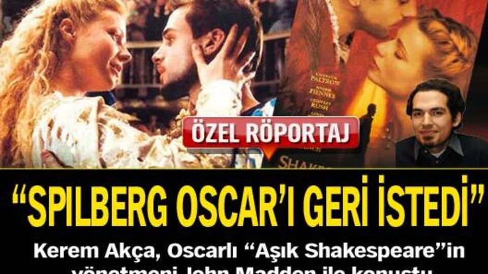 Spielberg Oscar'ı geri istedi'
