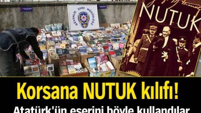 Korsana NUTUK kılıfı!