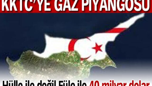 KKTC'ye gaz piyangosu