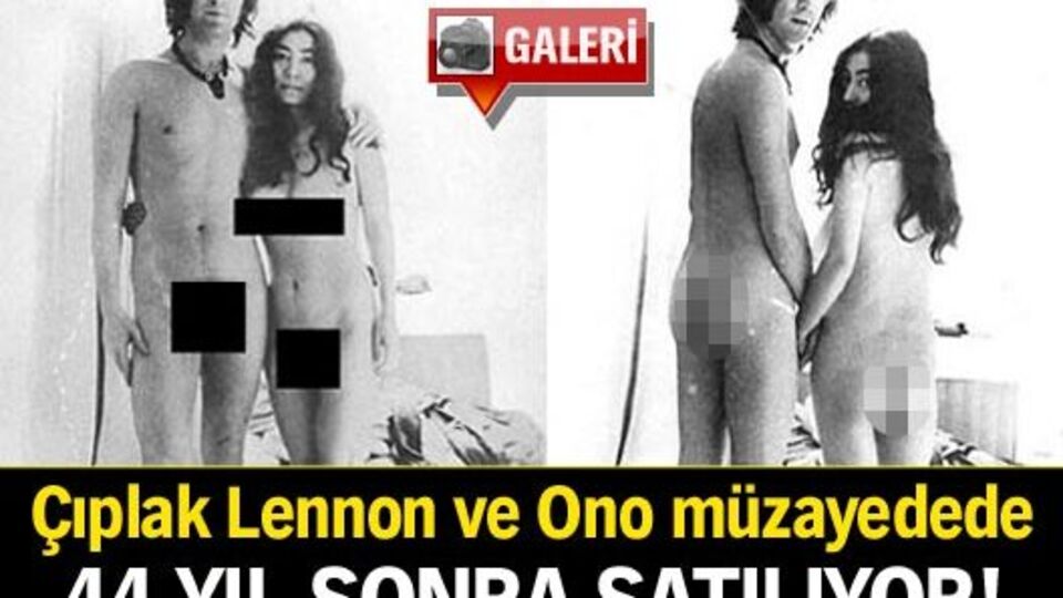Çıplak Lennon ve Ono müzayedede GALERİ